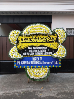 Papan Bunga Duka di Heledulaa Utara